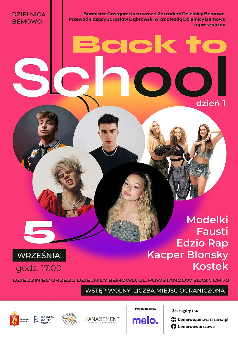 "Back to school" na Bemowie: muzyczne poegnanie wakacji i rodzinny piknik