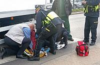 Groźne potrącenie rowerzystki w Warszawie. Szybka reakcja służb